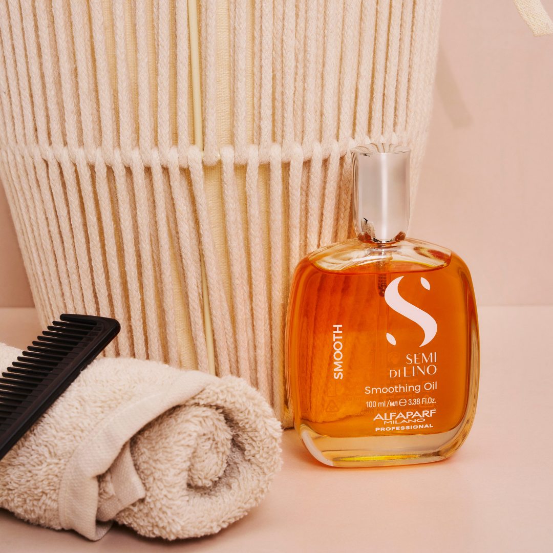 Oleo anti-frizz suavizante Semi Di Lino Smooth Alfaparf Milano 100 ml