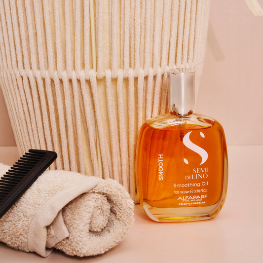 Oleo anti-frizz suavizante Semi Di Lino Smooth Alfaparf Milano 100 ml
