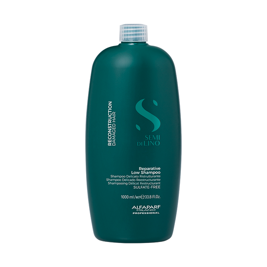 Shampoo reparador Alfaparf Semi di Lino 1000ml cabello dañado